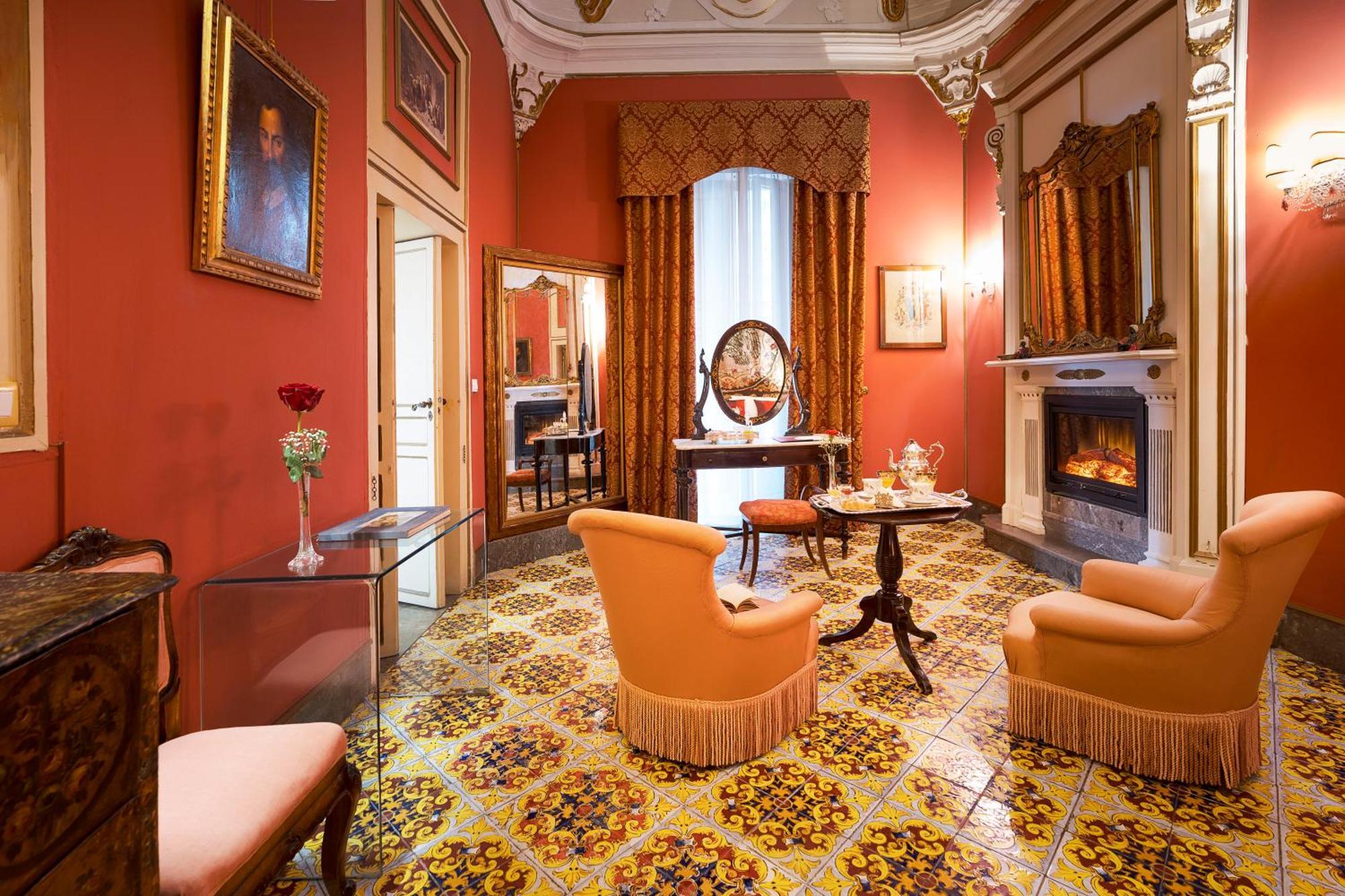 מלון פלרמו Palazzo Arone Dei Baroni Di Valentino מראה חיצוני תמונה